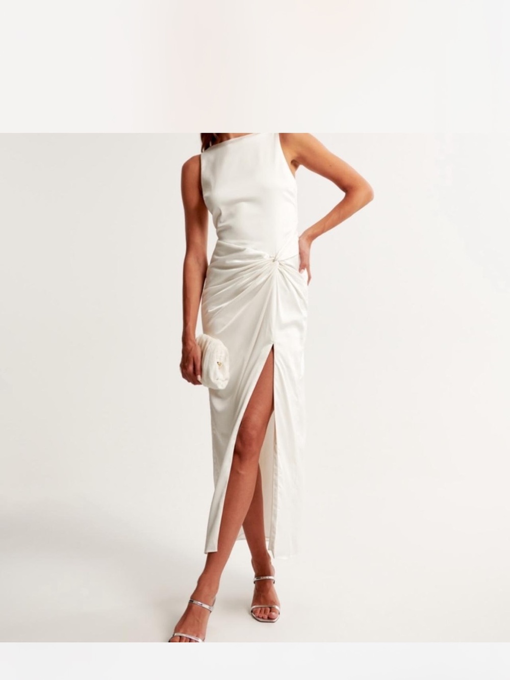Abercrombie White Maxi Dress